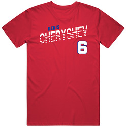 Denis Cheryshev 6 Russia Soccer Team Player T Shirt Denis Cheryshev 6 Russia Soccer Team Player T Shirt