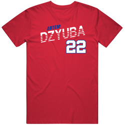 Artem Dzyuba 22 Russia Soccer Team Player T Shirt Artem Dzyuba 22 Russia Soccer Team Player T Shirt