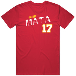 Jaime Mata 17 Spain Soccer Team Player T Shirt Jaime Mata 17 Spain Soccer Team Player T Shirt