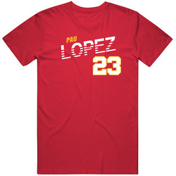 Pau Lopez 23 Spain Soccer Team Player T Shirt Pau Lopez 23 Spain Soccer Team Player T Shirt
