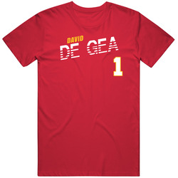 David De Gea 1 Spain Soccer Team Player T Shirt David De Gea 1 Spain Soccer Team Player T Shirt