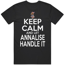 Annalise Animal Crossing Keep Calm And Let Her Handle It T Shirt Annalise Animal Crossing Keep Calm And Let Her Handle It T Shirt