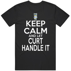 Curt Animal Crossing Keep Calm And Let Him Handle It T Shirt