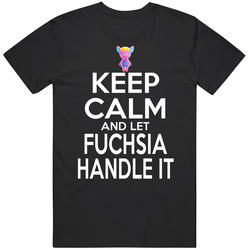 Fuchsia Animal Crossing Keep Calm And Let Her Handle It T Shirt
