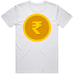 Indian Rupee Coin Crypto Currency T Shirt Indian Rupee Coin Crypto Currency T Shirt