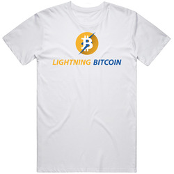 Lightning Bitcoin Crypto Currency T Shirt Lightning Bitcoin Crypto Currency T Shirt
