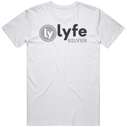 Lyfe Silver Crypto Currency T Shirt Lyfe Silver Crypto Currency T Shirt