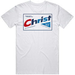 Christ Savior Crest Toothpaste Parody T Shirt Christ Savior Crest Toothpaste Parody T Shirt