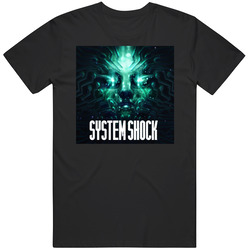 System Shock Video Game Fan T Shirt System Shock Video Game Fan T Shirt