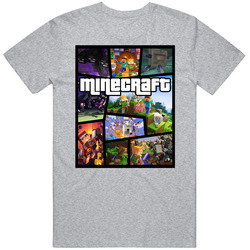 Minecraft Gta V Parody T Shirt Minecraft Gta V Parody T Shirt