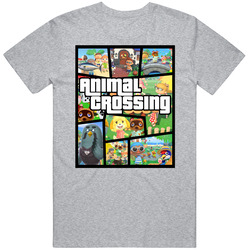 Animal Crossing Gta V  Parody T Shirt
