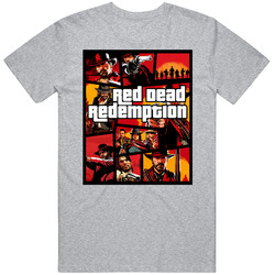 Red Dead Redemption Gta V Parody T Shirt Red Dead Redemption Gta V Parody T Shirt