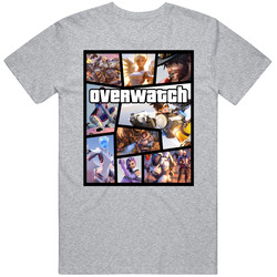 Overwatch Gta V Parody T Shirt Overwatch Gta V Parody T Shirt