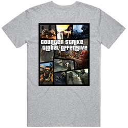 Counter Strike Global Offensive Gta V Parody T Shirt Counter Strike Global Offensive Gta V Parody T Shirt