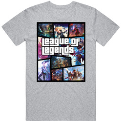 League Of Legends Gta V Parody T Shirt League Of Legends Gta V Parody T Shirt