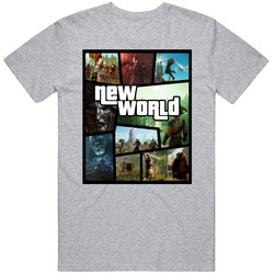 New World Gta V Parody T Shirt New World Gta V Parody T Shirt