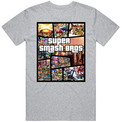 Super Smash Bros Gta V Parody T Shirt Super Smash Bros Gta V Parody T Shirt