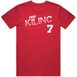 Emre Kilinc 7 Turkey Soccer Team Player T Shirt Emre Kilinc 7 Turkey Soccer Team Player T Shirt