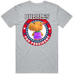 Bubbles For President Animal Crossing T Shirt