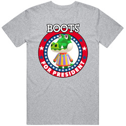 Boots For President Animal Crossing T Shirt