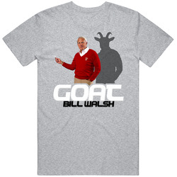 Bill Walsh Football Coach Goat T Shirt