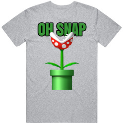 Oh Snap Piranha Plant Mario T Shirt Oh Snap Piranha Plant Mario T Shirt