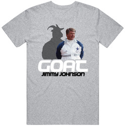 Jimmy Johnson Football Coach Goat T Shirt