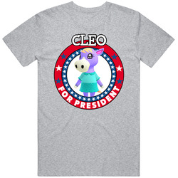 Cleo For President Animal Crossing T Shirt