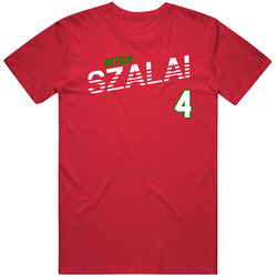 Attila Szalai Hungary Soccer Team Player T Shirt