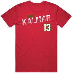 Zsolt Kalmar Hungary Soccer Team Player T Shirt Zsolt Kalmar Hungary Soccer Team Player T Shirt
