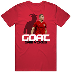 Sam Vokes Goat Greatest Of All Time Wales Soccer T Shirt Sam Vokes Goat Greatest Of All Time Wales Soccer T Shirt