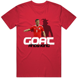 Andy King Goat Greatest Of All Time Wales Soccer T Shirt Andy King Goat Greatest Of All Time Wales Soccer T Shirt