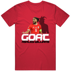 Ashley Williams Goat Greatest Of All Time Wales Soccer T Shirt Ashley Williams Goat Greatest Of All Time Wales Soccer T Shirt