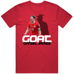 Daniel James Goat Greatest Of All Time Wales Soccer T Shirt Daniel James Goat Greatest Of All Time Wales Soccer T Shirt