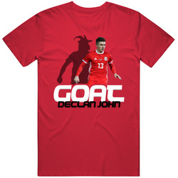 Declan John Goat Greatest Of All Time Wales Soccer T Shirt Declan John Goat Greatest Of All Time Wales Soccer T Shirt