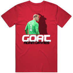 Adam Davies Goat Greatest Of All Time Wales Soccer T Shirt Adam Davies Goat Greatest Of All Time Wales Soccer T Shirt