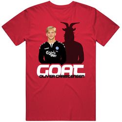 Oliver Christensen Denmark Soccer Goat T Shirt Oliver Christensen Denmark Soccer Goat T Shirt