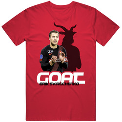 Erik Sviatchenko Denmark Soccer Goat T Shirt Erik Sviatchenko Denmark Soccer Goat T Shirt