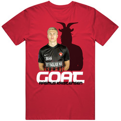 Rasmus Kristensen Denmark Soccer Goat T Shirt Rasmus Kristensen Denmark Soccer Goat T Shirt
