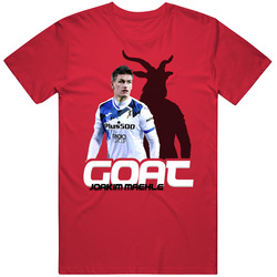 Joakim Maehle Denmark Soccer Goat T Shirt Joakim Maehle Denmark Soccer Goat T Shirt
