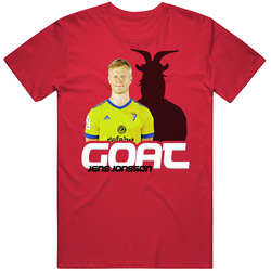 Jens Jonsson Denmark Soccer Goat T Shirt Jens Jonsson Denmark Soccer Goat T Shirt