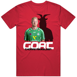 Thomas Mikkelsen Denmark Soccer Goat T Shirt Thomas Mikkelsen Denmark Soccer Goat T Shirt