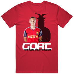 Marcus Ingvartsen Denmark Soccer Goat T Shirt Marcus Ingvartsen Denmark Soccer Goat T Shirt