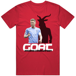 Anders Christiansen Denmark Soccer Goat T Shirt Anders Christiansen Denmark Soccer Goat T Shirt