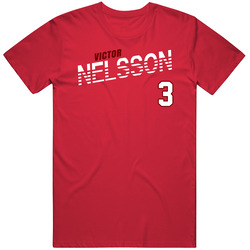 Victor Nelsson Denmark Soccer Team Player T Shirt Victor Nelsson Denmark Soccer Team Player T Shirt
