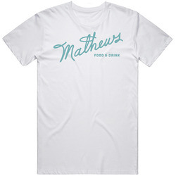 Mathews Food And Drink Jersey City Restaurant T Shirt Mathews Food And Drink Jersey City Restaurant T Shirt