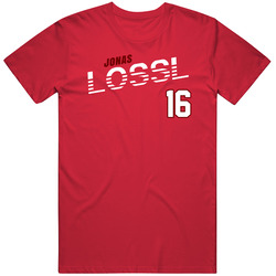 Jonas Lossl Denmark Soccer Team Player T Shirt Jonas Lossl Denmark Soccer Team Player T Shirt
