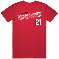 Jacob Bruun Larsen Denmark Soccer Team Player T Shirt Jacob Bruun Larsen Denmark Soccer Team Player T Shirt