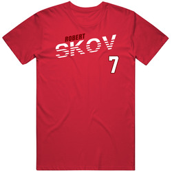 Robert Skov Denmark Soccer Team Player T Shirt Robert Skov Denmark Soccer Team Player T Shirt