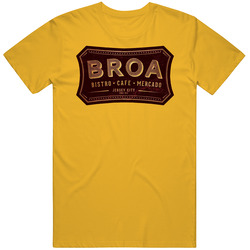 Broa Bistro Cafe Mercado Jersey City Restaurant T Shirt